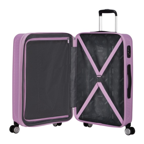 AMERICAN TOURISTER Mala de Viagem Média 67cm 4R Exp. Astrobeam Lavanda | Ref. 92ME900381