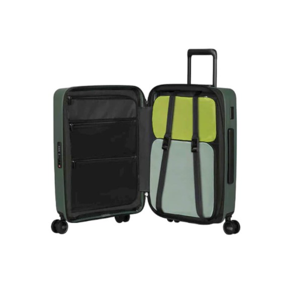 SAMSONITE Mala de Cabine / Trolley 55cm 4R Exp. Restackd Verde | Ref. 92KO600104