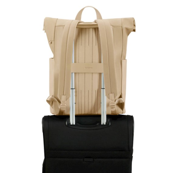 SAMSONITE Mochila Rolltop para Portátil 15.6” 4Pack Areia | Ref. 92KP300513