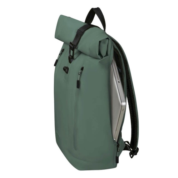 SAMSONITE Mochila Rolltop para Portátil 15.6” Coatify Biz Verde | Ref. 92KP500404