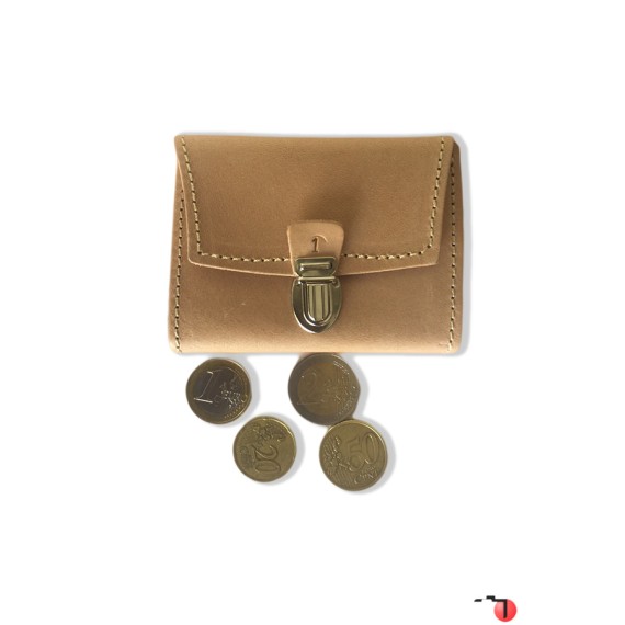 Porta-Moedas com Pora-Notas Pele Natural - Ref. 39.3001