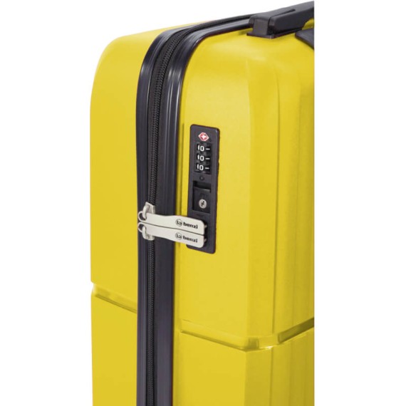 BENZI Mala de Cabine / Trolley 55cm 4 Rodas BZ5754 Amarela | Ref. 288.BZ5754AM-A