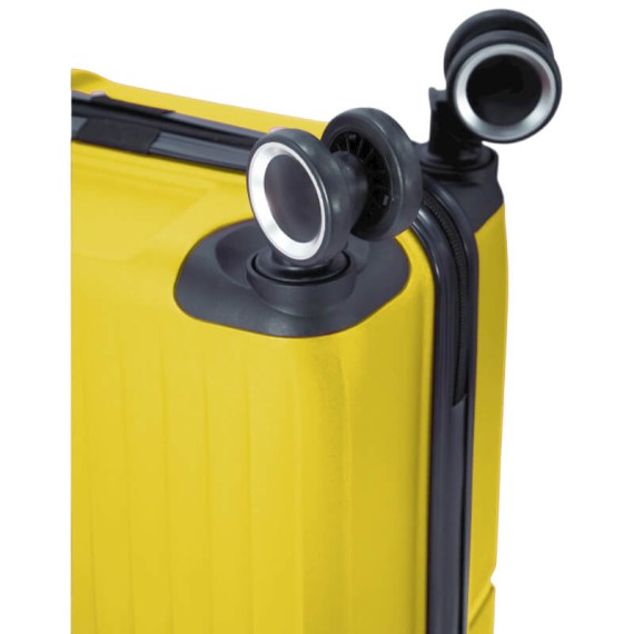 BENZI Mala de Cabine / Trolley 55cm 4 Rodas BZ5754 Amarela | Ref. 288.BZ5754AM-A