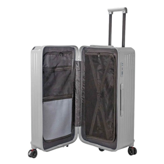 BENZI Mala de Viagem / Trolley Médio 63cm 5 Rodas BZ5790 Cinza | Ref. 288.BZ5790C-B