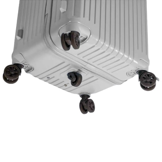 BENZI Mala de Viagem / Trolley Médio 63cm 5 Rodas BZ5790 Cinza | Ref. 288.BZ5790C-B