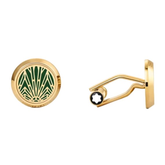Botões de Punho MONTBLANC Meisterstück Origins Green | Ref. 238.132979