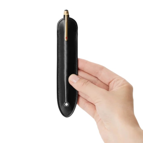 Capa para 1 Instrumento de Escrita MONTBLANC Meisterstück Preto | Ref. 238.198338