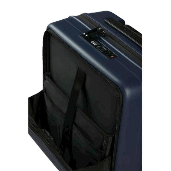 SAMSONITE Mala de Cabine / Trolley 55cm 4R Exp. Easy Access Restackd Azul | Ref. 92KO600259