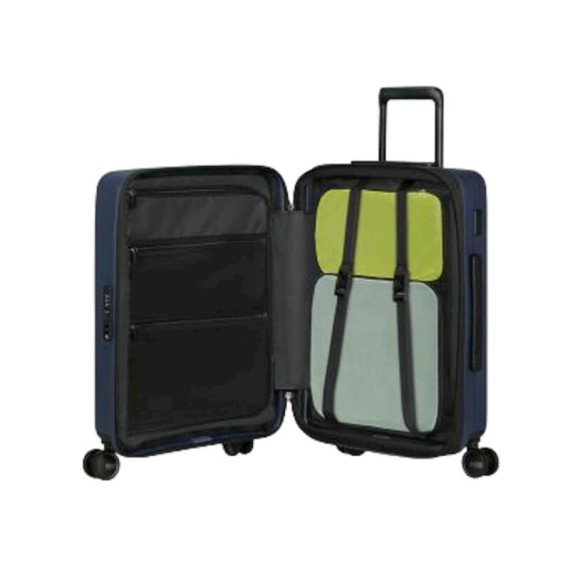 SAMSONITE Mala de Cabine / Trolley 55cm 4R Exp. Easy Access Restackd Azul | Ref. 92KO600259