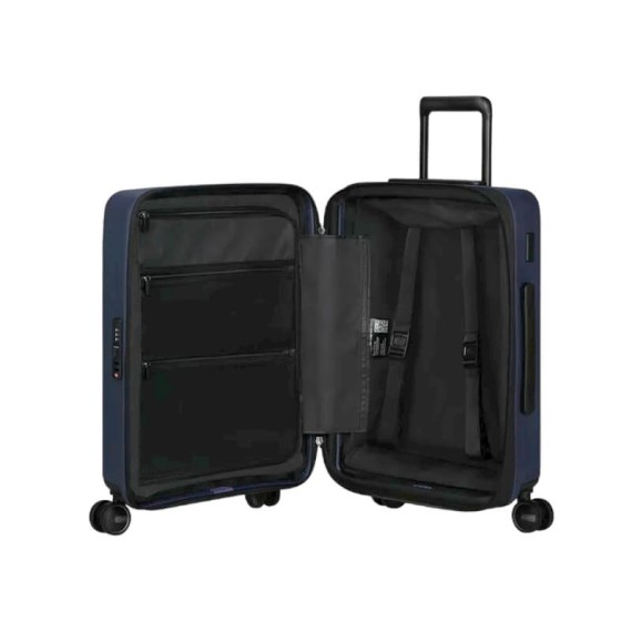 SAMSONITE Mala de Cabine / Trolley 55cm 4R Exp. Easy Access Restackd Azul | Ref. 92KO600259