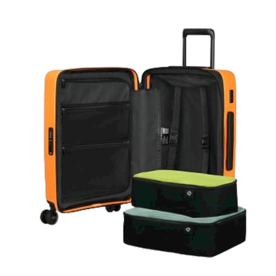 SAMSONITE Mala de Cabine / Trolley 55cm 4R Exp. Easy Access Restackd Laranja | Ref. 92KO600286