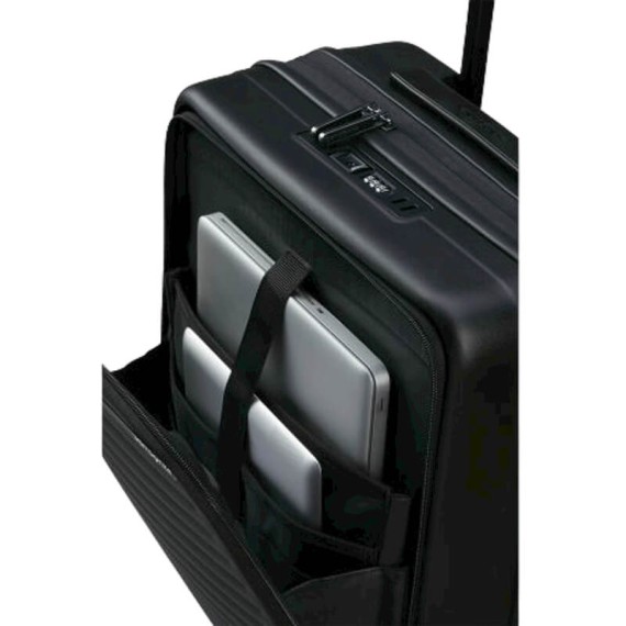 SAMSONITE Mala de Cabine / Trolley 55cm 4R Exp. Easy Access Restackd Preta | Ref. 92KO600209