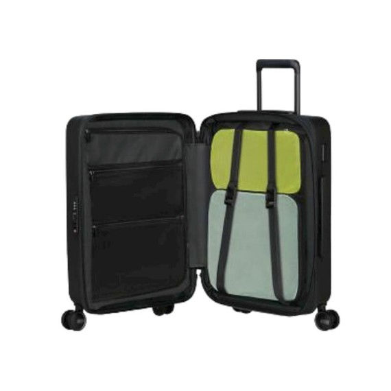SAMSONITE Mala de Cabine / Trolley 55cm 4R Exp. Easy Access Restackd Preta | Ref. 92KO600209