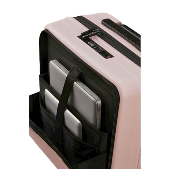 SAMSONITE Mala de Cabine / Trolley 55cm 4R Exp. Easy Access Restackd Rosa | Ref. 92KO600280