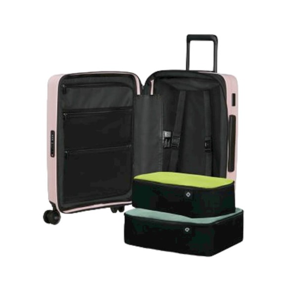 SAMSONITE Mala de Cabine / Trolley 55cm 4R Exp. Easy Access Restackd Rosa | Ref. 92KO600280