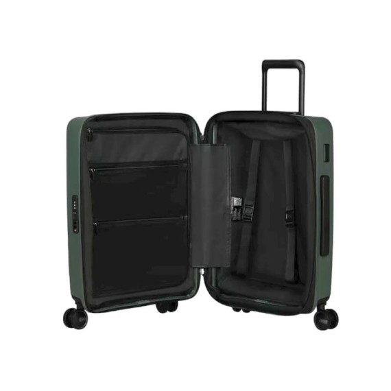 SAMSONITE Mala de Cabine / Trolley 55cm 4R Exp. Easy Access Restackd Verde | Ref. 92KO600204
