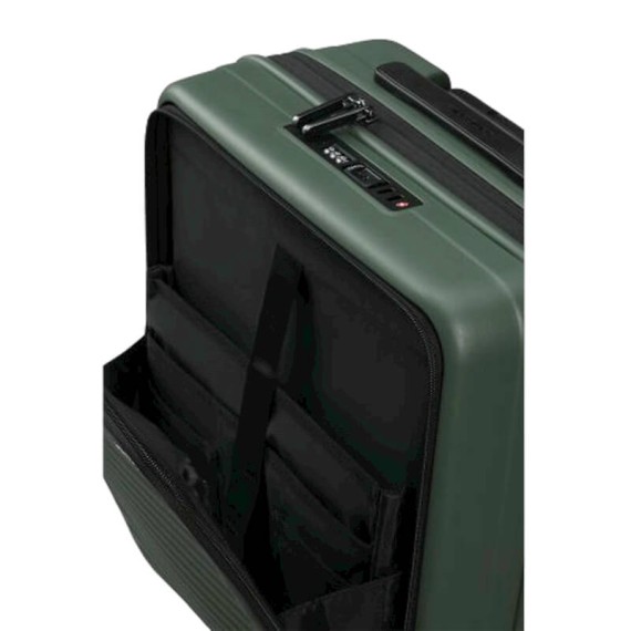 SAMSONITE Mala de Cabine / Trolley 55cm 4R Exp. Easy Access Restackd Verde | Ref. 92KO600204