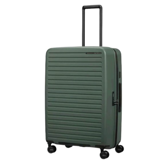 SAMSONITE Mala de Viagem / Trolley Grande 75cm 4R Exp. Restackd Verde | Ref. 92KO600404