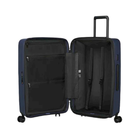 SAMSONITE Mala de Viagem / Trolley Médio 68cm 4R Exp. Restackd Azul | Ref. 92KO600359