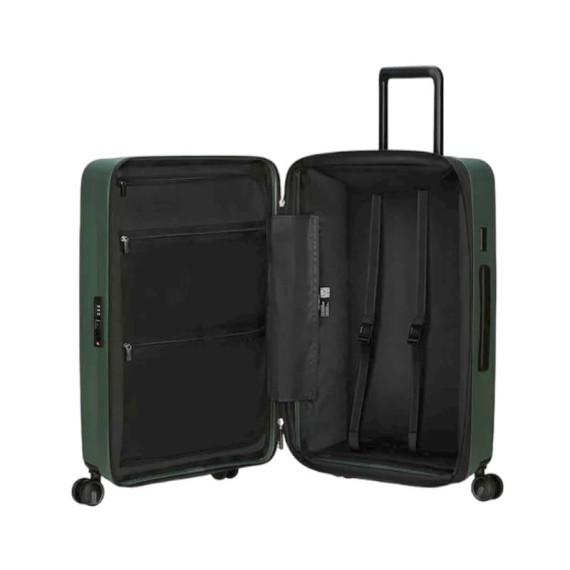 SAMSONITE Mala de Viagem / Trolley Médio 68cm 4R Exp. Restackd Verde | Ref. 92KO600304
