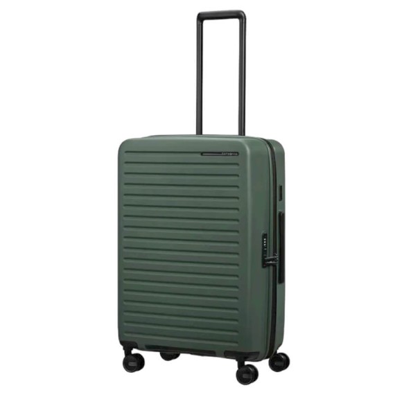 SAMSONITE Mala de Viagem / Trolley Médio 68cm 4R Exp. Restackd Verde | Ref. 92KO600304