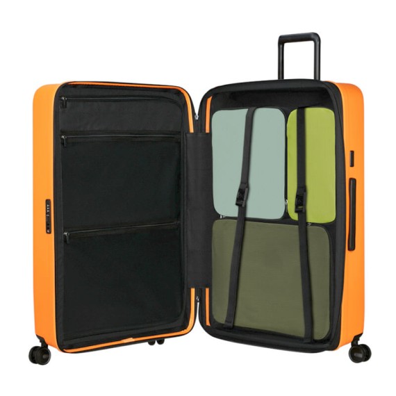 SAMSONITE Mala de Viagem / Trolley Gigante 81cm 4R Exp. Restackd Laranja | Ref. 92KO600586