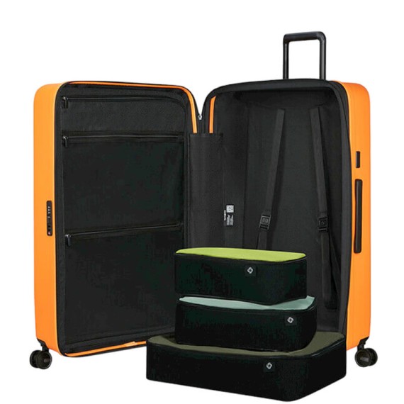 SAMSONITE Mala de Viagem / Trolley Gigante 81cm 4R Exp. Restackd Laranja | Ref. 92KO600586