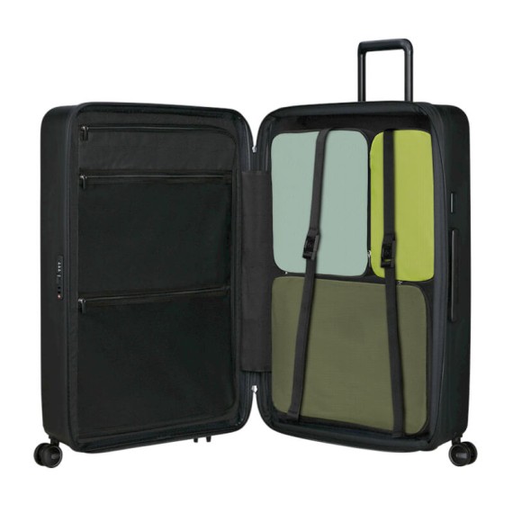 SAMSONITE Mala de Viagem / Trolley Gigante 81cm 4R Exp. Restackd Preta | Ref. 92KO600509