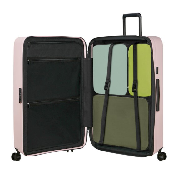 SAMSONITE Mala de Viagem / Trolley Gigante 81cm 4R Exp. Restackd Rosa | Ref. 92KO600580