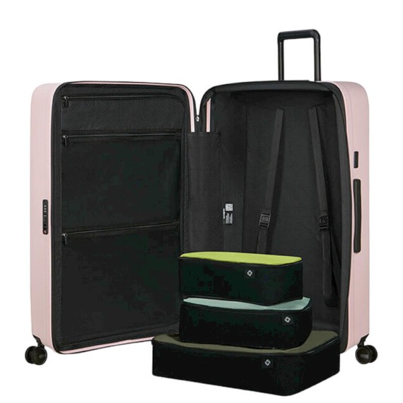 SAMSONITE Mala de Viagem / Trolley Gigante 81cm 4R Exp. Restackd Rosa | Ref. 92KO600580