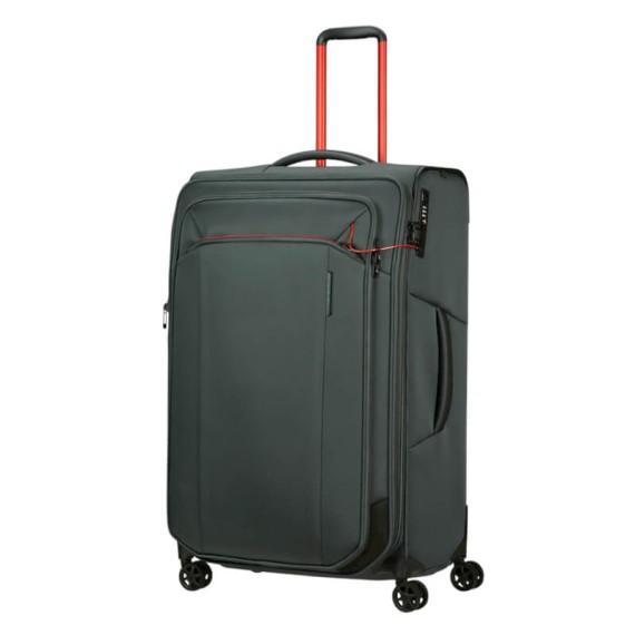 SAMSONITE Mala de Viagem / Trolley Grande 79cm 4R Exp. Respark Preto Sport | Ref. 92KJ300719