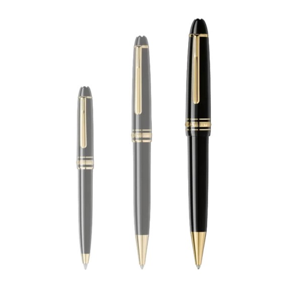 Ballpoint MONTBLANC Meisterstück LeGrand Revestida a Ouro Preta | Ref. 238.132452