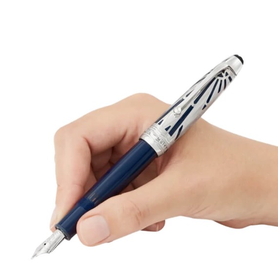 Caneta-tinteiro MONTBLANC Meisterstück (M) The Origin Doué LeGrand Azul | Ref. 238.131346