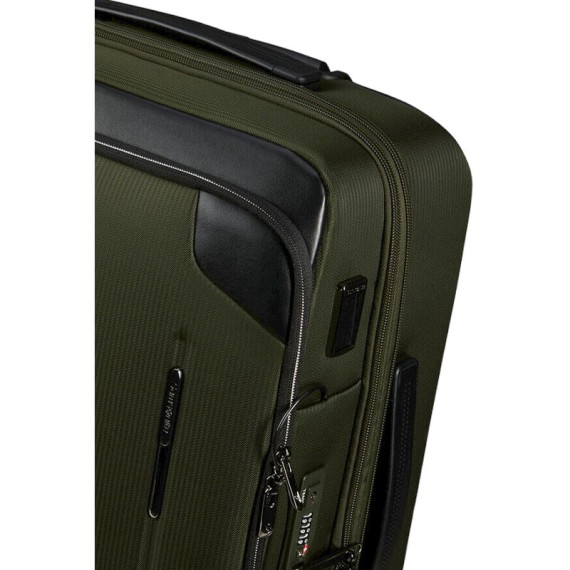 SAMSONITE Mala de Cabine / Trolley 55cm 4R Exp. Splendix Verde/Preta | Ref. 92KO000414