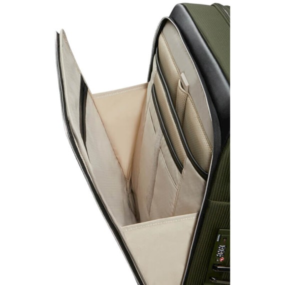 SAMSONITE Mala de Cabine / Trolley 55cm 4R Exp. Splendix Verde/Preta | Ref. 92KO000414