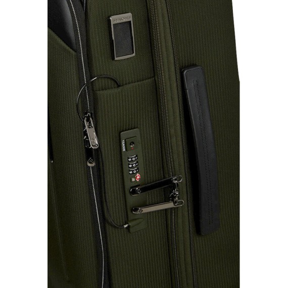 SAMSONITE Mala de Cabine / Trolley 55cm 4R Exp. Splendix Verde/Preta | Ref. 92KO000414