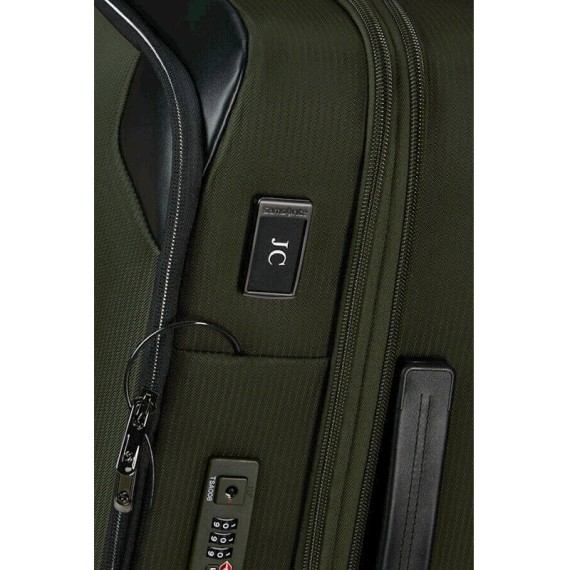 SAMSONITE Mala de Cabine / Trolley 55cm 4R Exp. Splendix Verde/Preta | Ref. 92KO000414