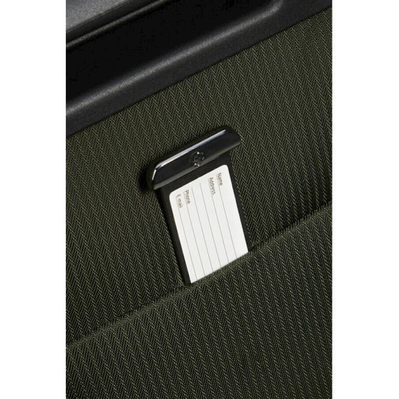 SAMSONITE Mala de Cabine / Trolley 55cm 4R Exp. Splendix Verde/Preta | Ref. 92KO000414