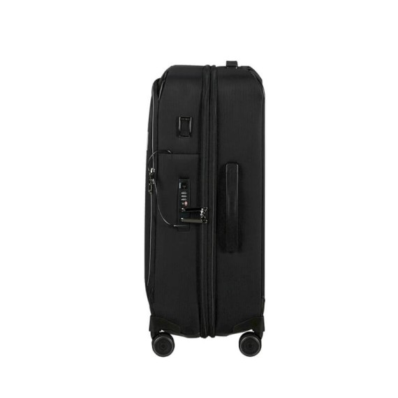 SAMSONITE Mala de Viagem / Trolley Média 67cm 4R Exp. Splendix Preta | Ref. 92KO000509