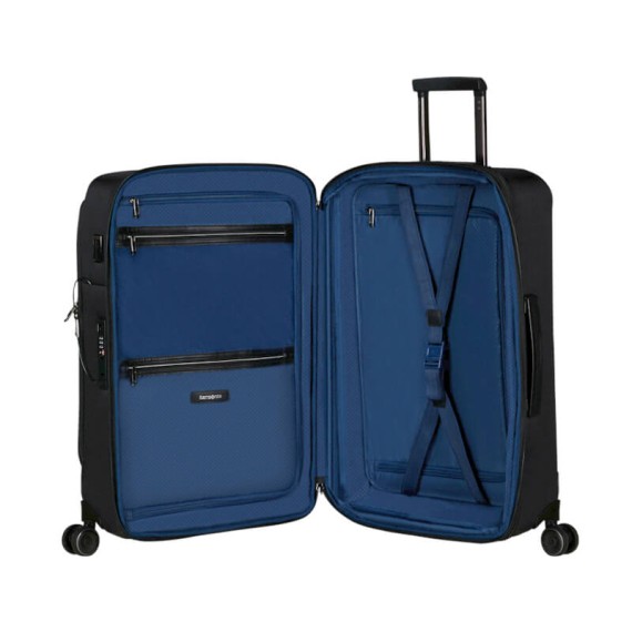 SAMSONITE Mala de Viagem / Trolley Média 67cm 4R Exp. Splendix Preta | Ref. 92KO000509