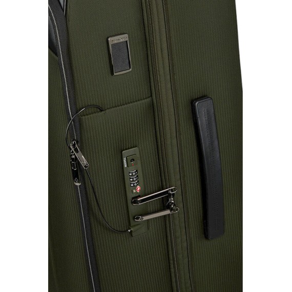 SAMSONITE Mala de Viagem / Trolley Média 67cm 4R Exp. Splendix Verde/Preta | Ref. 92KO000514
