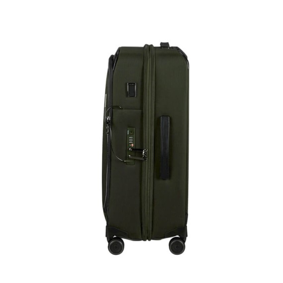 SAMSONITE Mala de Viagem / Trolley Média 67cm 4R Exp. Splendix Verde/Preta | Ref. 92KO000514
