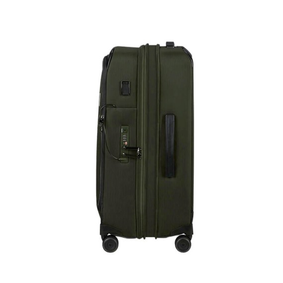 SAMSONITE Mala de Viagem / Trolley Média 67cm 4R Exp. Splendix Verde/Preta | Ref. 92KO000514