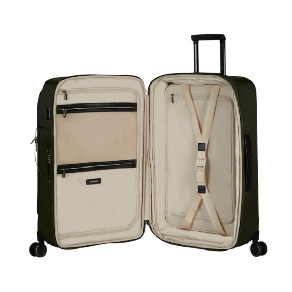 SAMSONITE Mala de Viagem / Trolley Média 67cm 4R Exp. Splendix Verde/Preta | Ref. 92KO000514