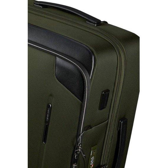 SAMSONITE Mala de Viagem / Trolley Média 67cm 4R Exp. Splendix Verde/Preta | Ref. 92KO000514