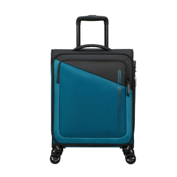AMERICAN TOURISTER Mala de Cabine / Trolley 55cm 4R Daring Dash Azul/Preto | Ref. 92MF700139