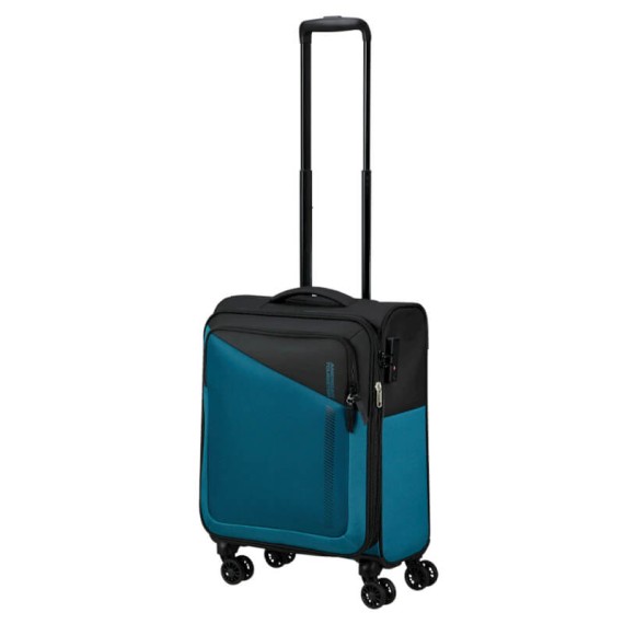 AMERICAN TOURISTER Mala de Cabine / Trolley 55cm 4R Daring Dash Azul/Preto | Ref. 92MF700139