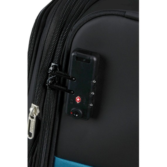AMERICAN TOURISTER Mala de Cabine / Trolley 55cm 4R Daring Dash Azul/Preto | Ref. 92MF700139