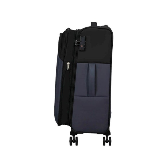 AMERICAN TOURISTER Mala de Viagem Média 67cm 4R Daring Dash Cinza/Preto | Ref. 92MF700229