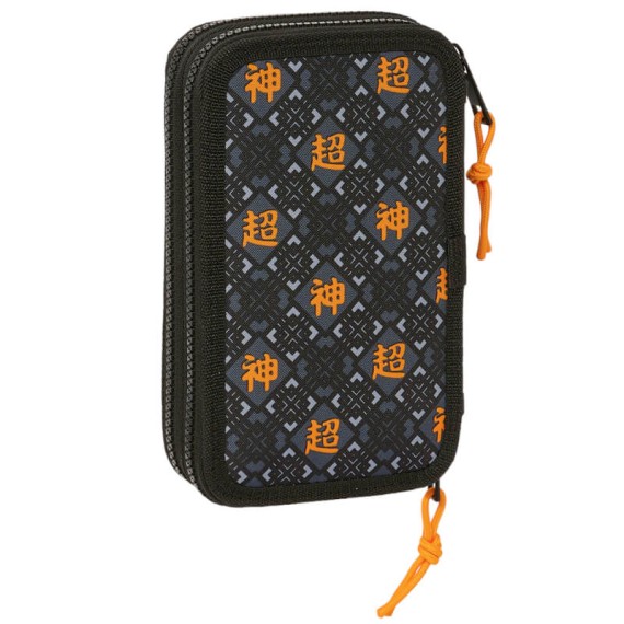 Estojo Escolar Duplo 28 Peças DRAGON BALL Preto | Ref. 248.422422854 Estojo Escolar Duplo 28 Peças DRAGON BALL Preto | Ref. 248.422422854